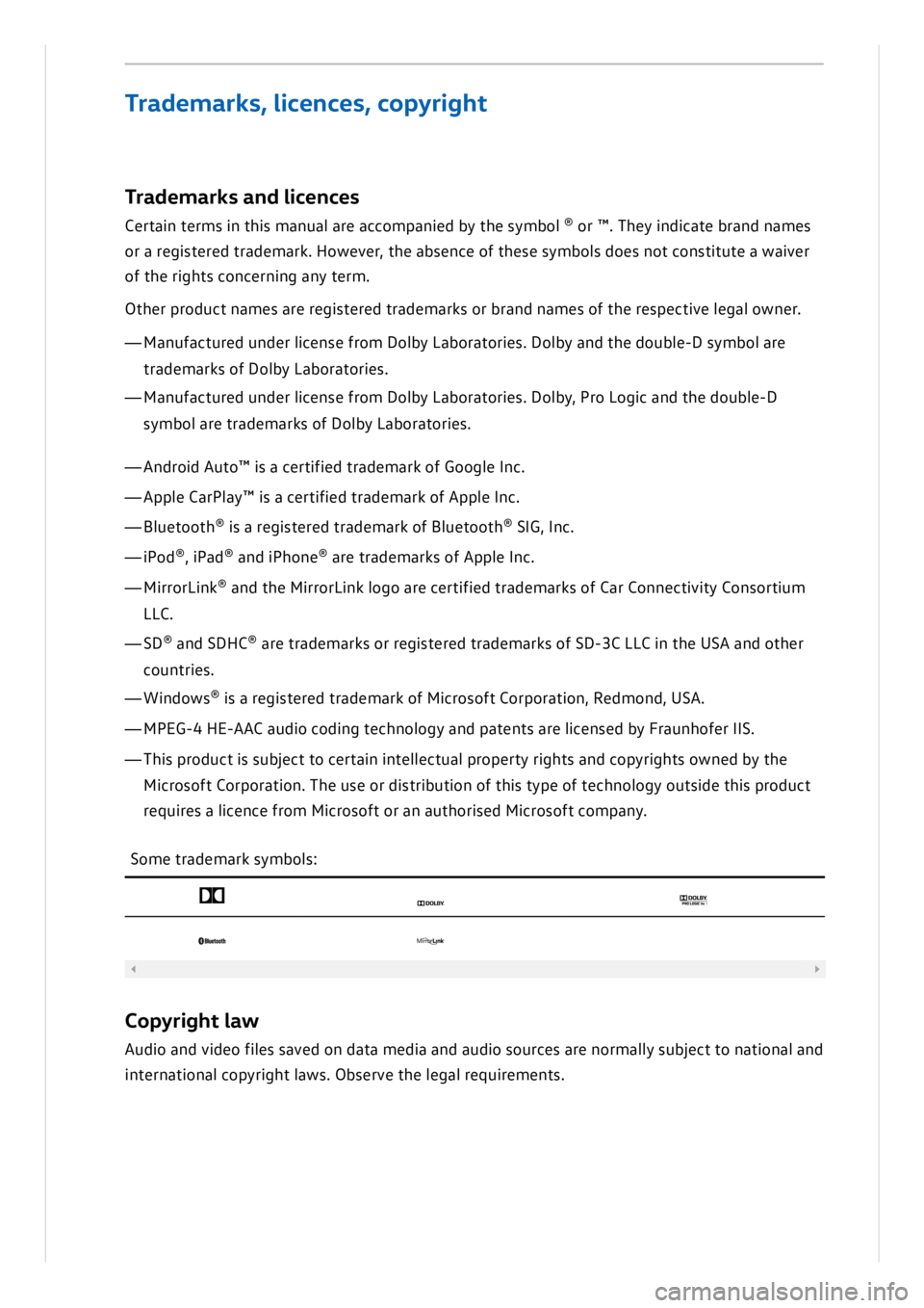 VOLKSWAGEN ID.3 2019  Owners Manual 