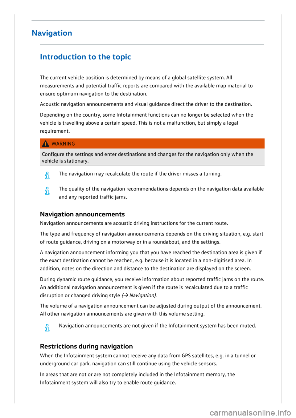 VOLKSWAGEN ID.3 2019  Owners Manual 