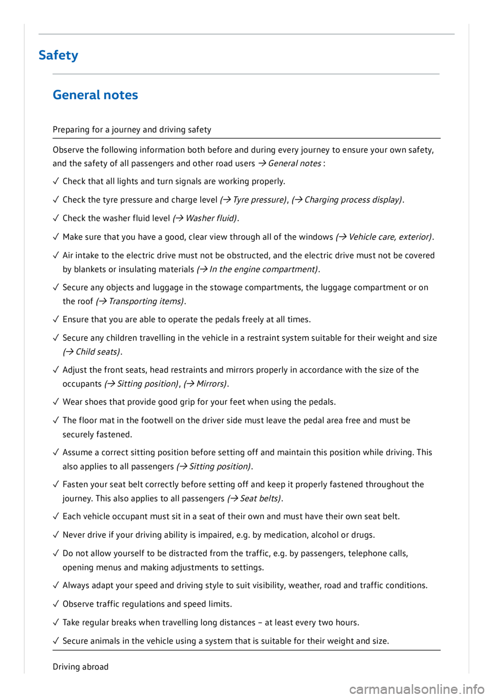 VOLKSWAGEN ID.3 2019  Owners Manual 