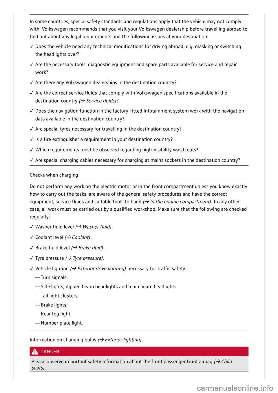 VOLKSWAGEN ID.3 2019  Owners Manual 