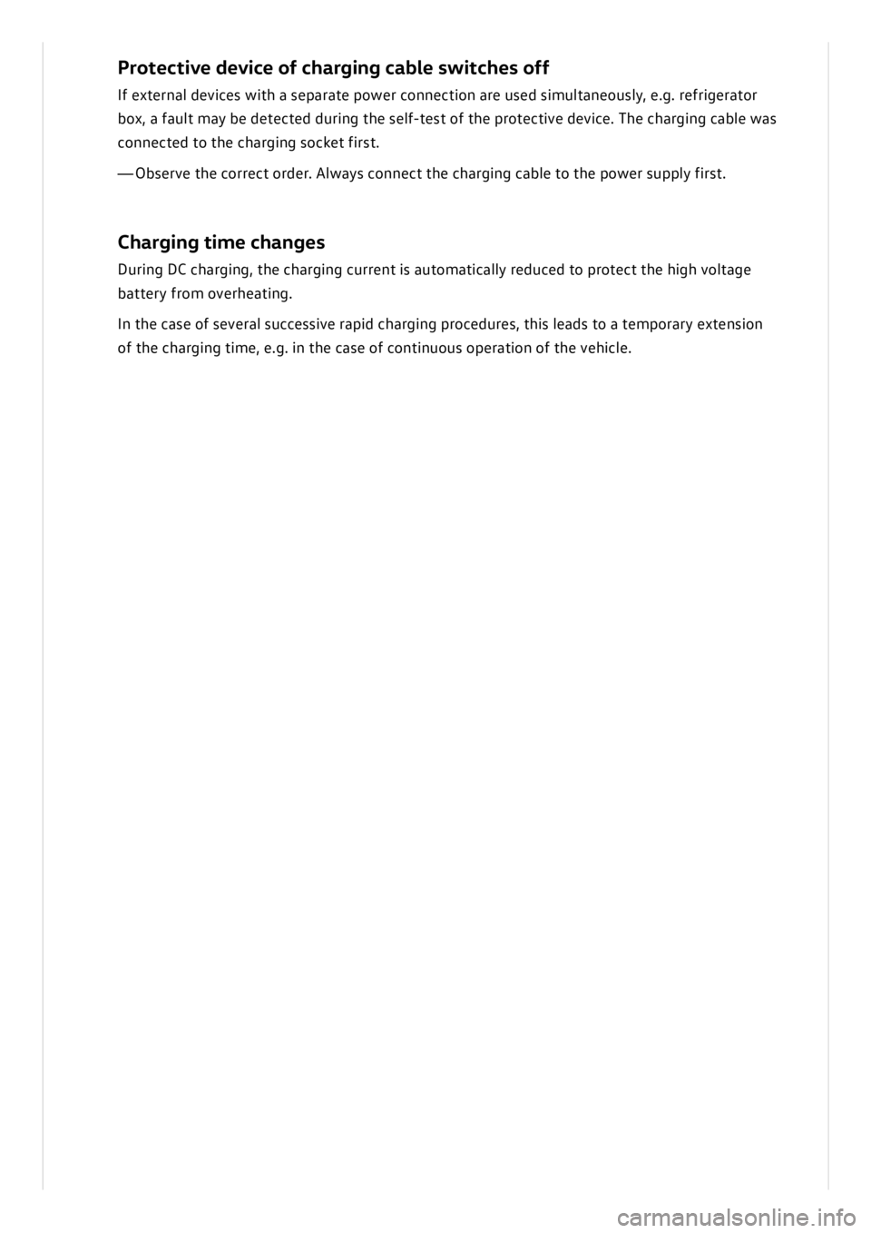 VOLKSWAGEN ID.3 2019  Owners Manual 