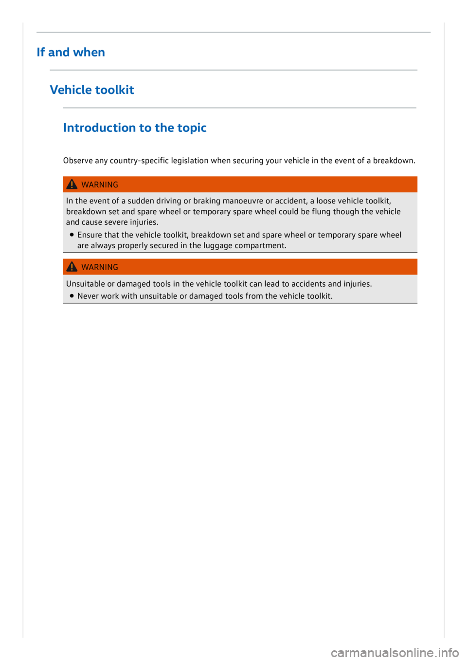 VOLKSWAGEN ID.3 2019  Owners Manual 
