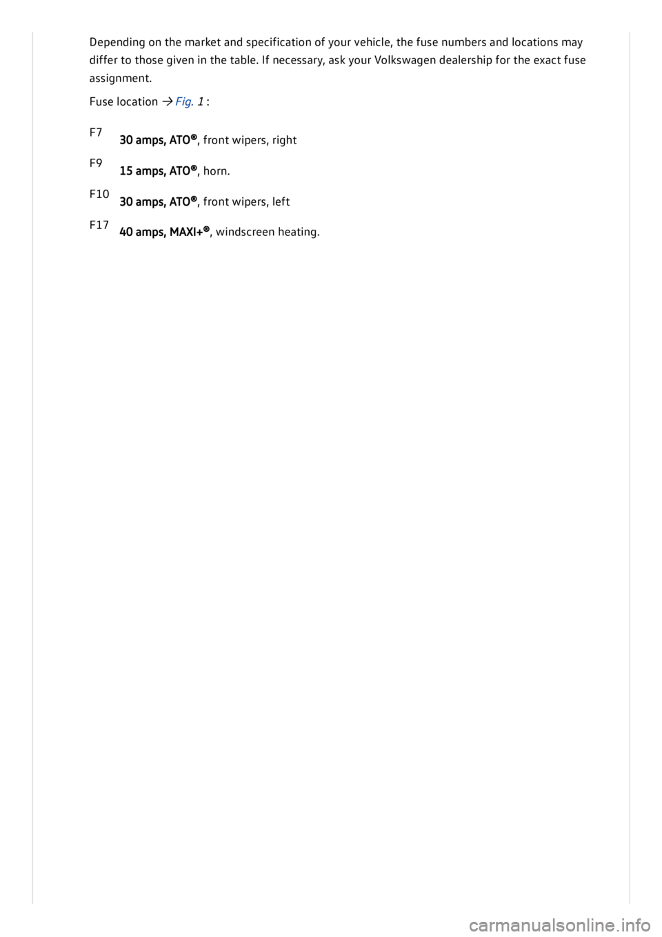 VOLKSWAGEN ID.3 2019  Owners Manual 