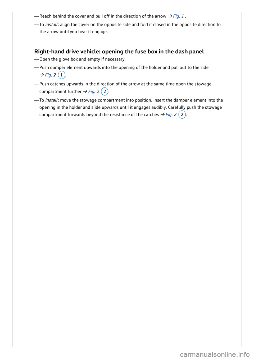 VOLKSWAGEN ID.3 2019  Owners Manual 