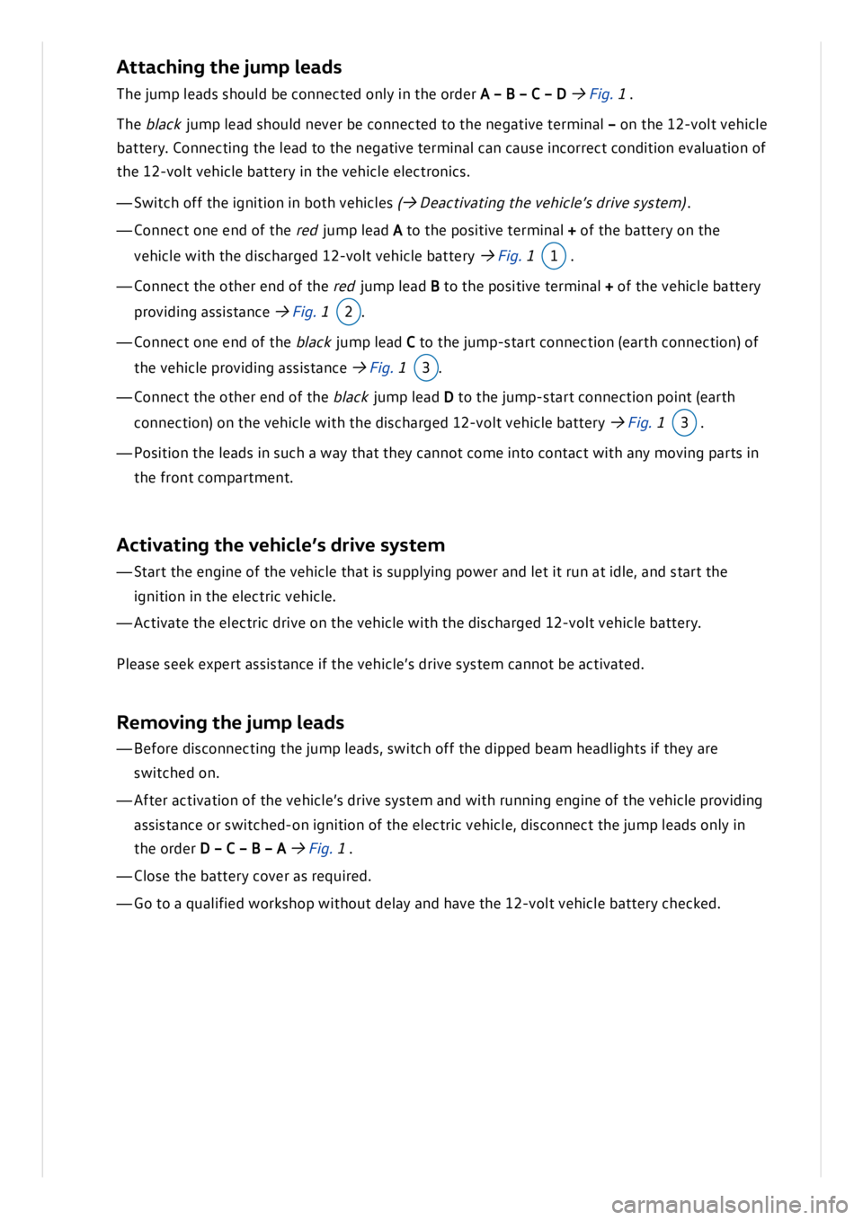 VOLKSWAGEN ID.3 2019  Owners Manual 