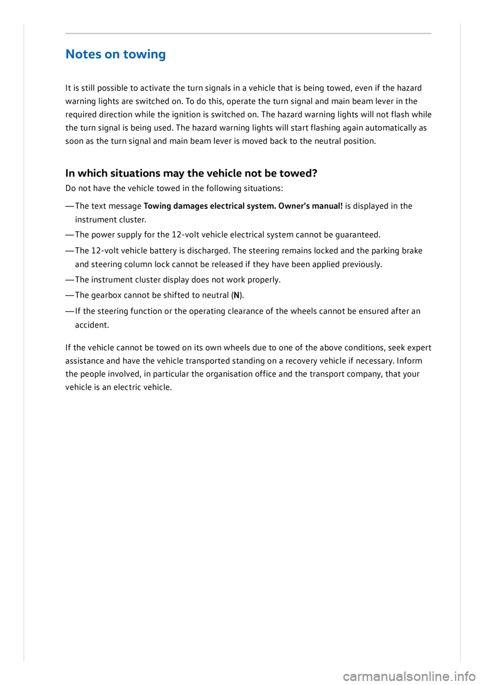 VOLKSWAGEN ID.3 2019  Owners Manual 