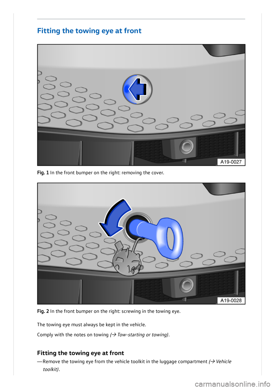 VOLKSWAGEN ID.3 2019  Owners Manual 