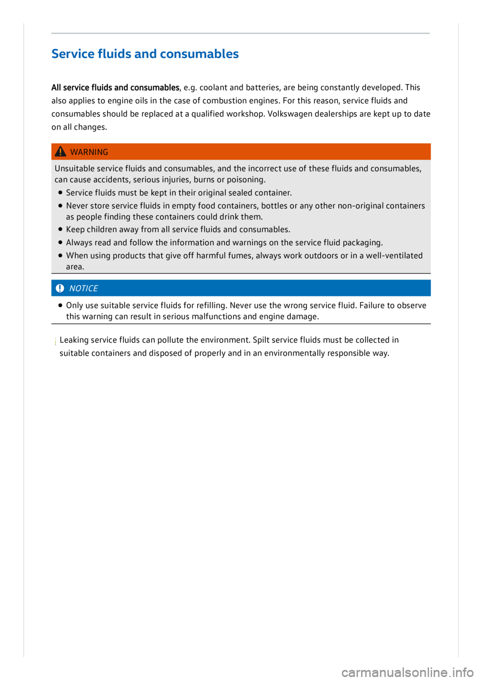 VOLKSWAGEN ID.3 2019  Owners Manual 