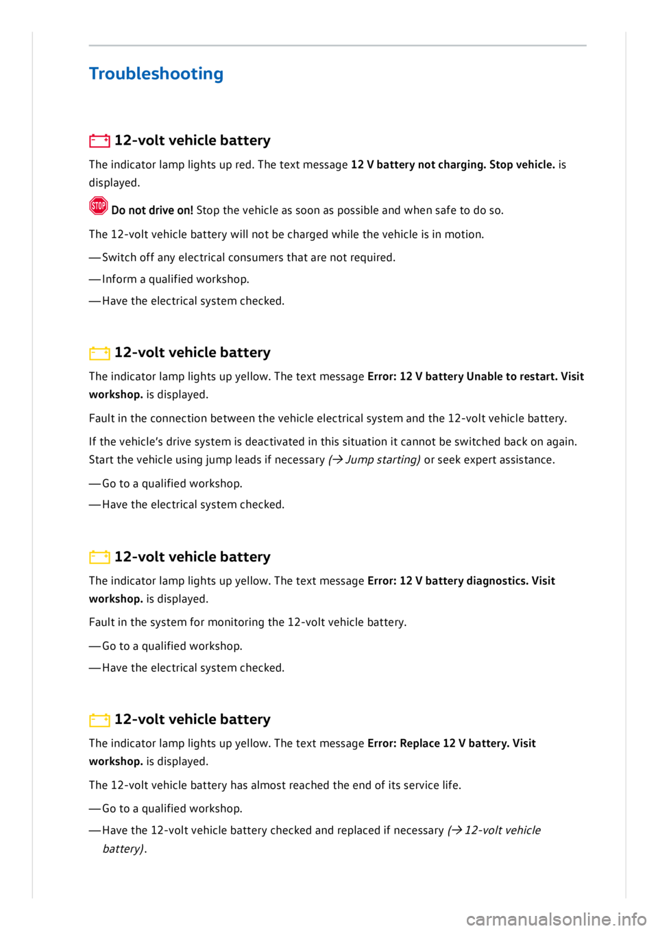 VOLKSWAGEN ID.3 2019  Owners Manual 