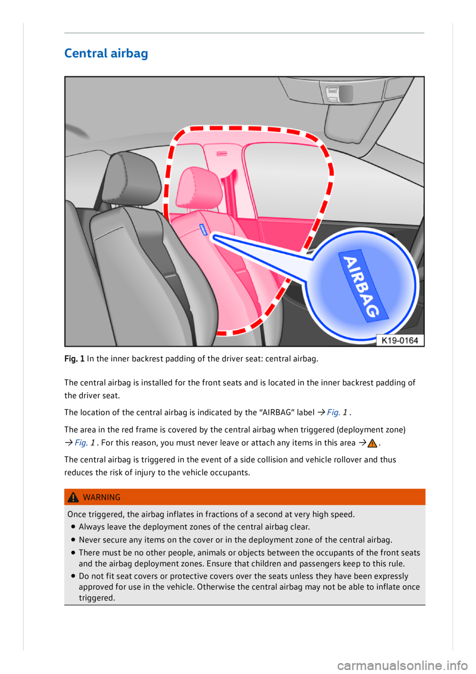 VOLKSWAGEN ID.3 2019  Owners Manual 