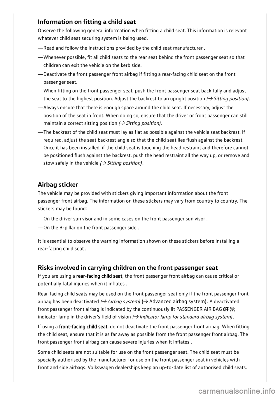 VOLKSWAGEN ID.3 2019  Owners Manual 