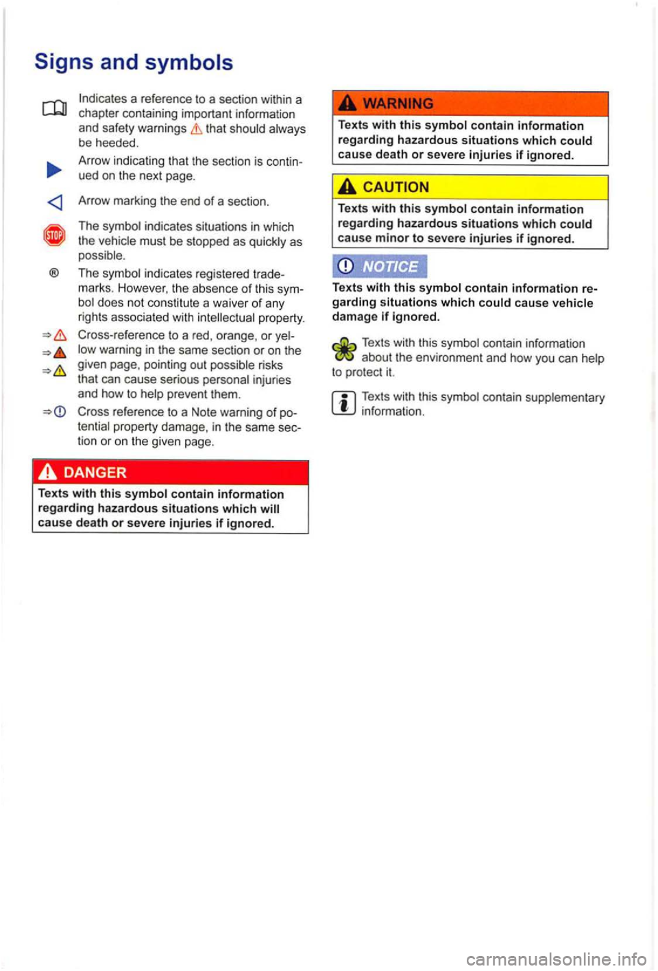 VOLKSWAGEN GOLF PLUS 2006 Owners Manual ®
Indicates a reference to a section within a
chapter contain ing important information
and safety
warning s that sho uld always
be heeded.
A rr ow indica ting
that the section VOLKSWAGEN GOLF PLUS 2006 Owners Manual ®
Indicates a reference to a section within a
chapter contain ing important information
and safety
warning s that sho uld always
be heeded.
A rr ow indica ting
that the section