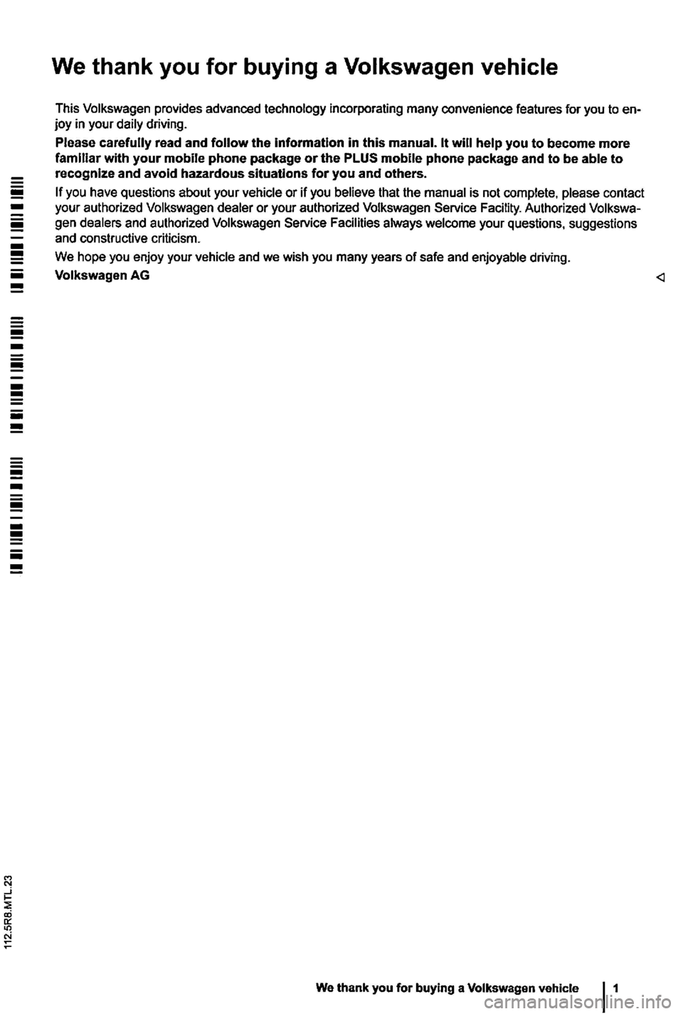 VOLKSWAGEN GOLF PLUS 2006  Owners Manual 