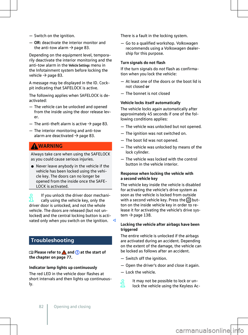 VOLKSWAGEN ID.5 2022  Owners Manual 
