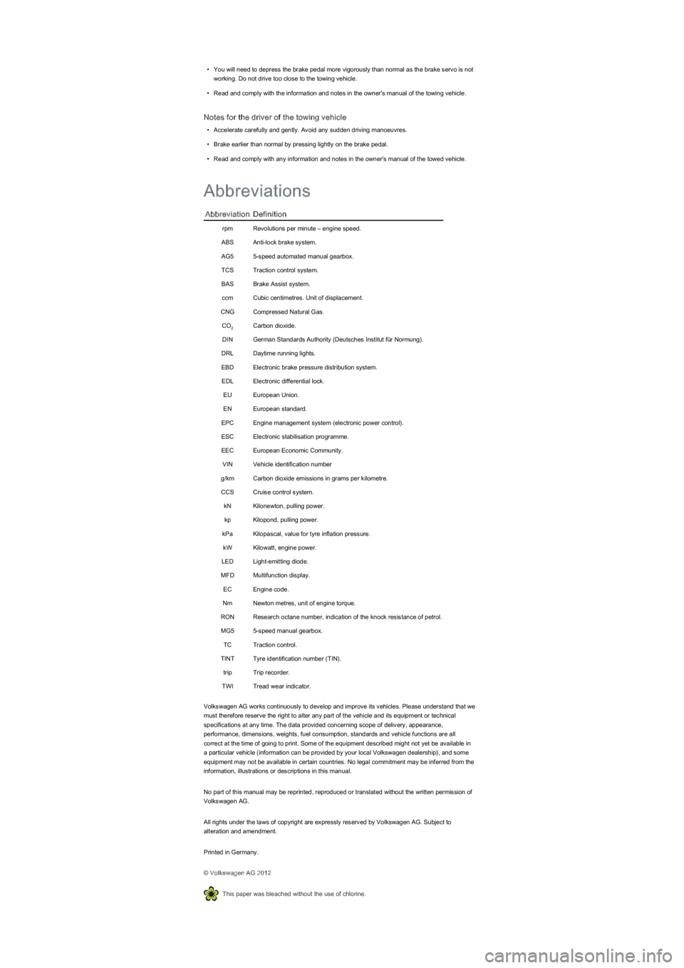 VOLKSWAGEN UP! 2022  Owners Manual \f