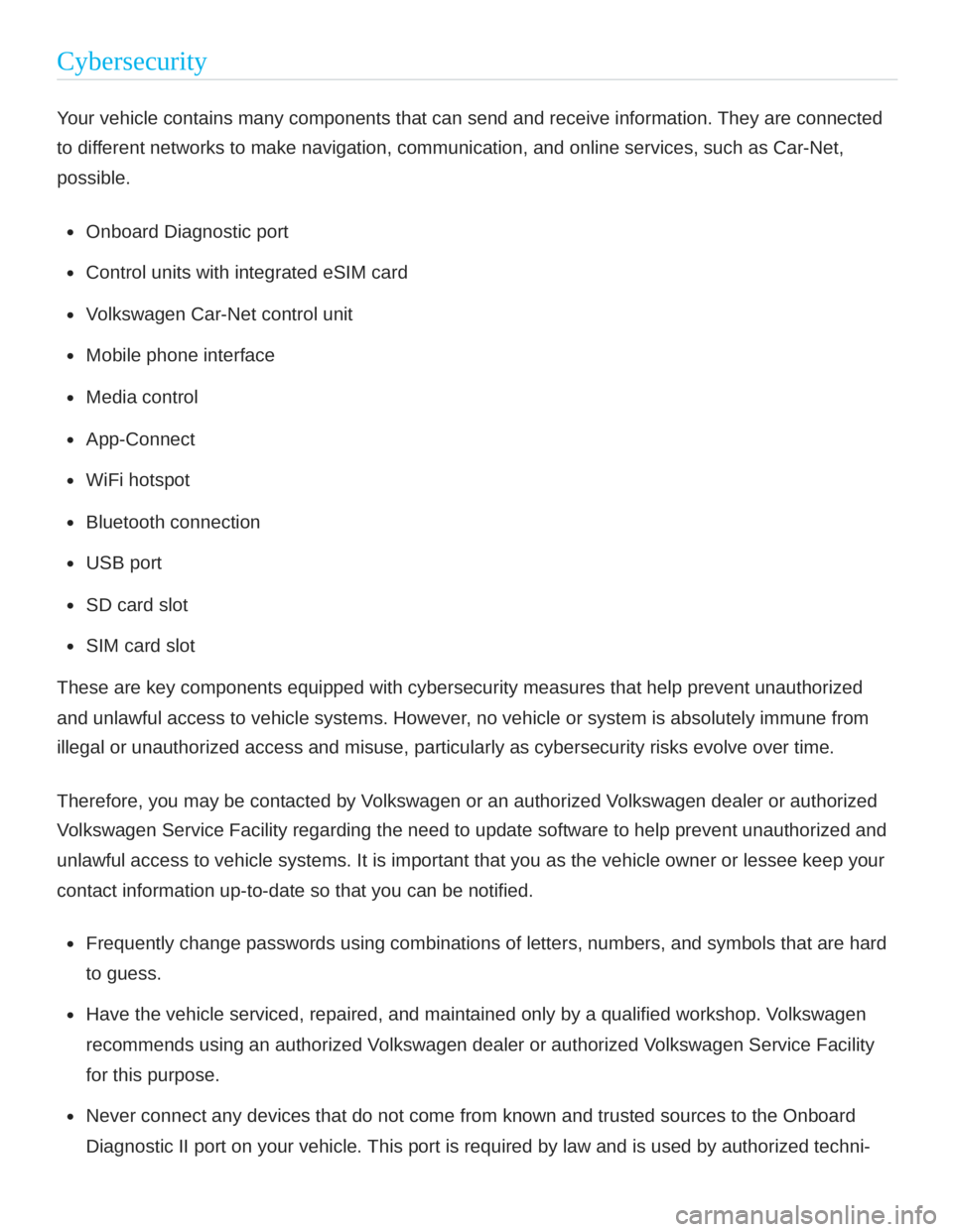 VOLKSWAGEN ATLAS 2022  Owners Manual 
