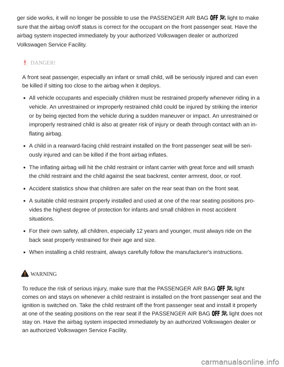 VOLKSWAGEN ATLAS 2021  Owners Manual 