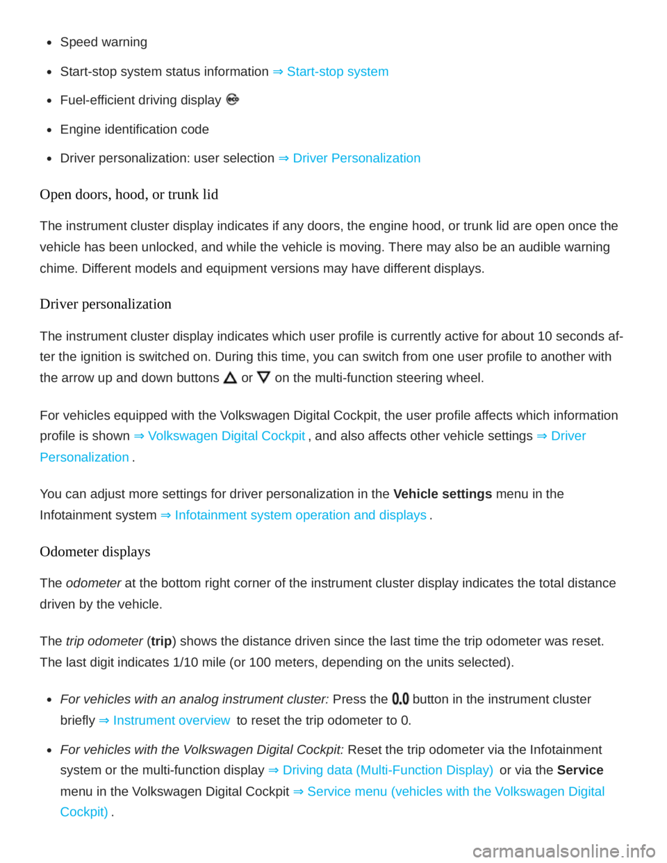 VOLKSWAGEN ATLAS 2021  Owners Manual 