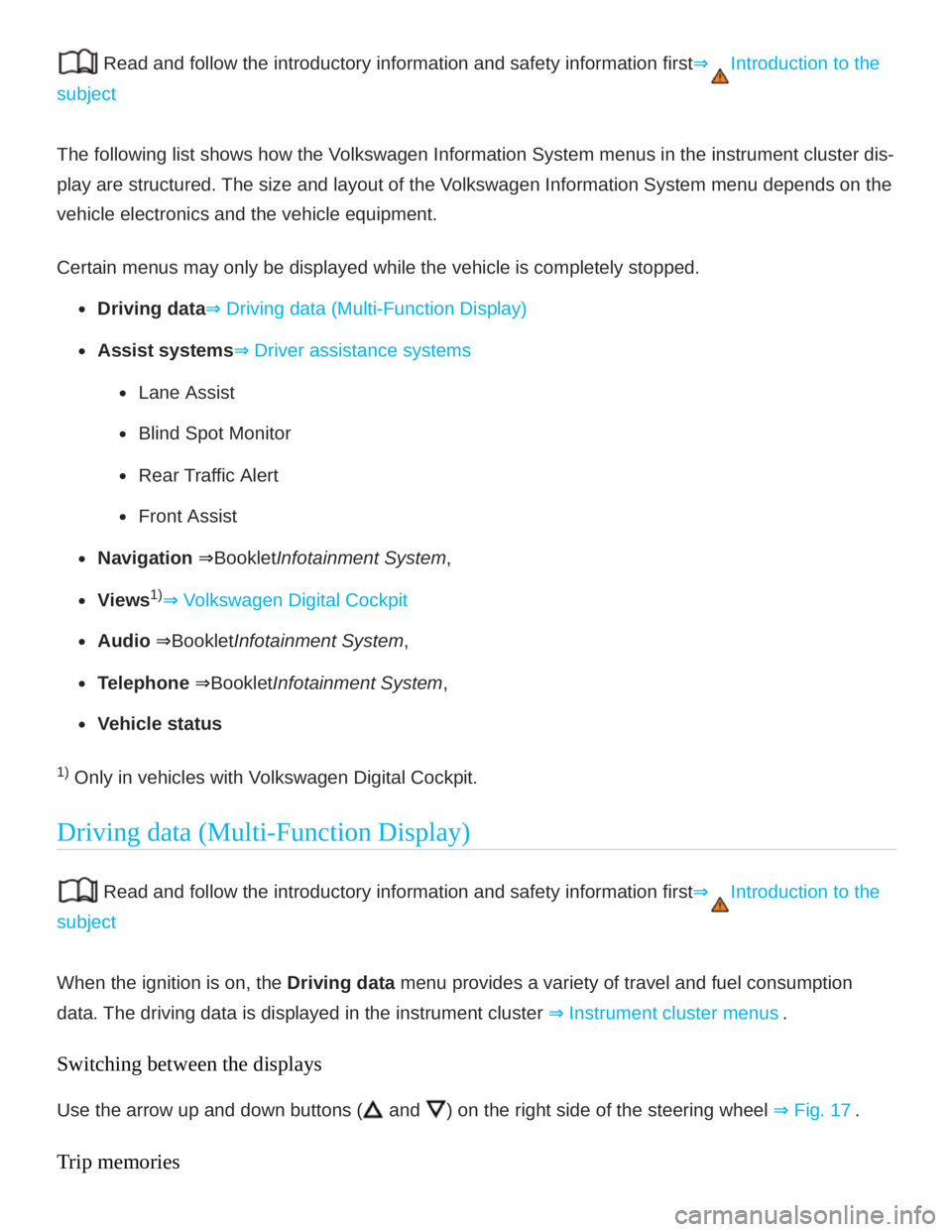 VOLKSWAGEN ATLAS 2021  Owners Manual 