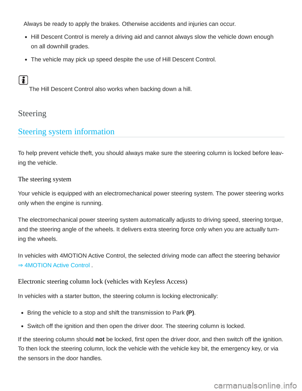 VOLKSWAGEN ATLAS 2021  Owners Manual 