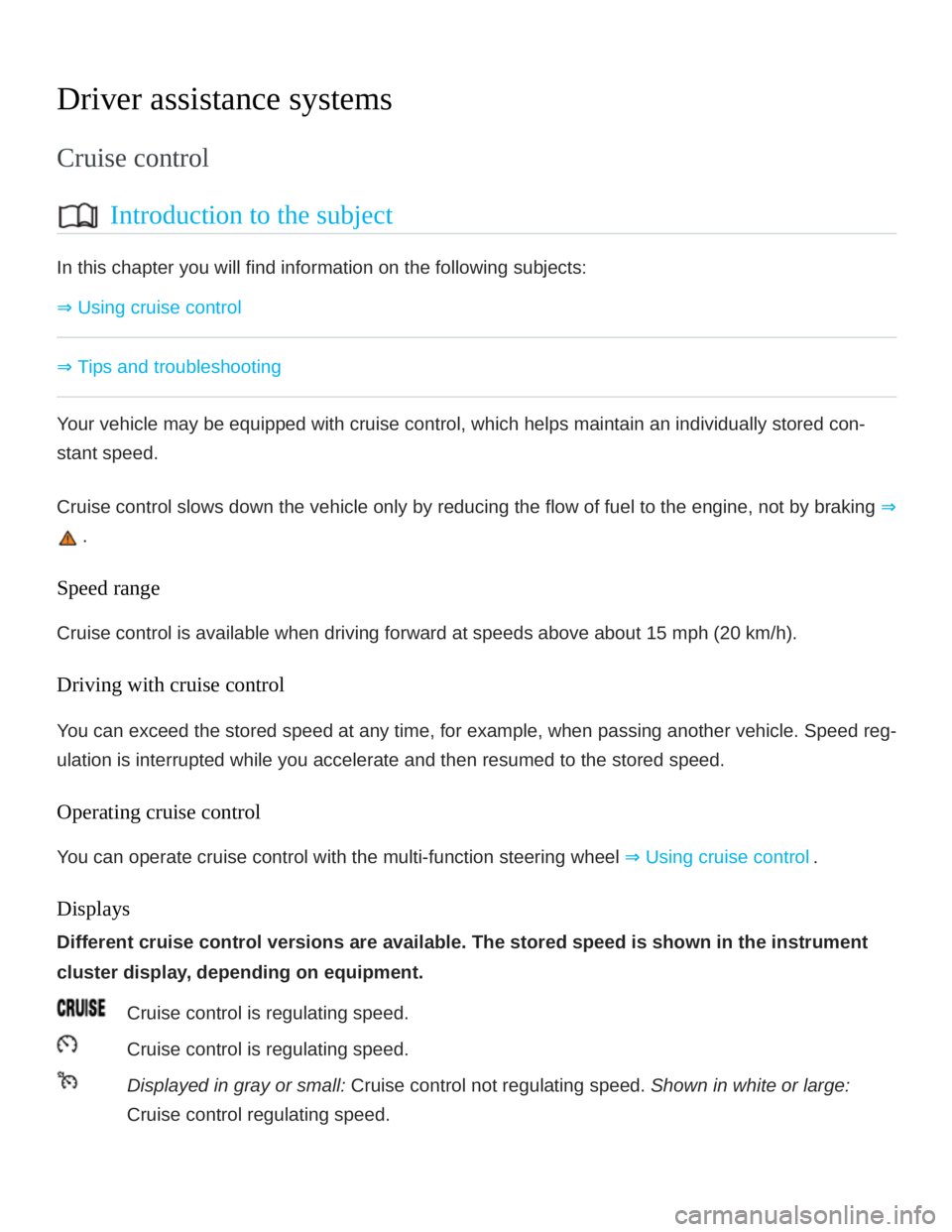 VOLKSWAGEN ATLAS 2021  Owners Manual 