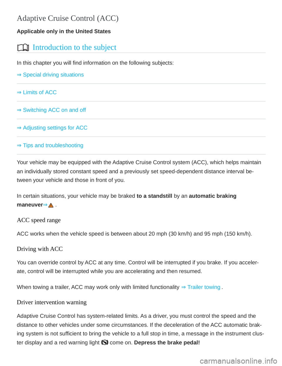 VOLKSWAGEN ATLAS 2021  Owners Manual 