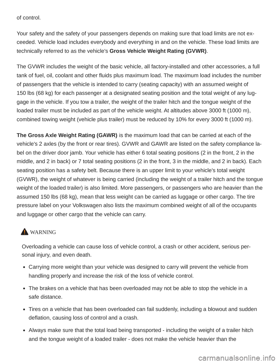 VOLKSWAGEN ATLAS 2021  Owners Manual 