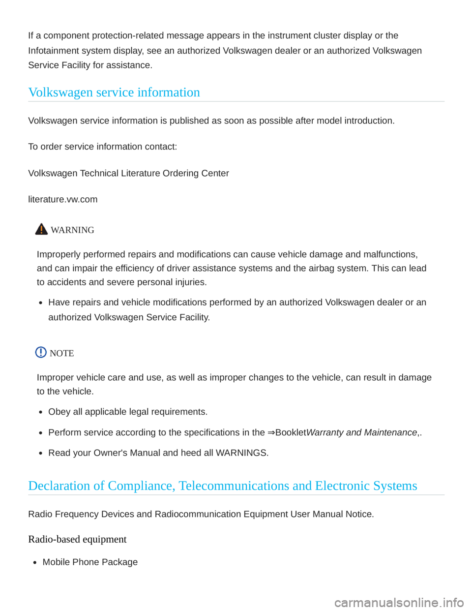 VOLKSWAGEN ATLAS 2021  Owners Manual 