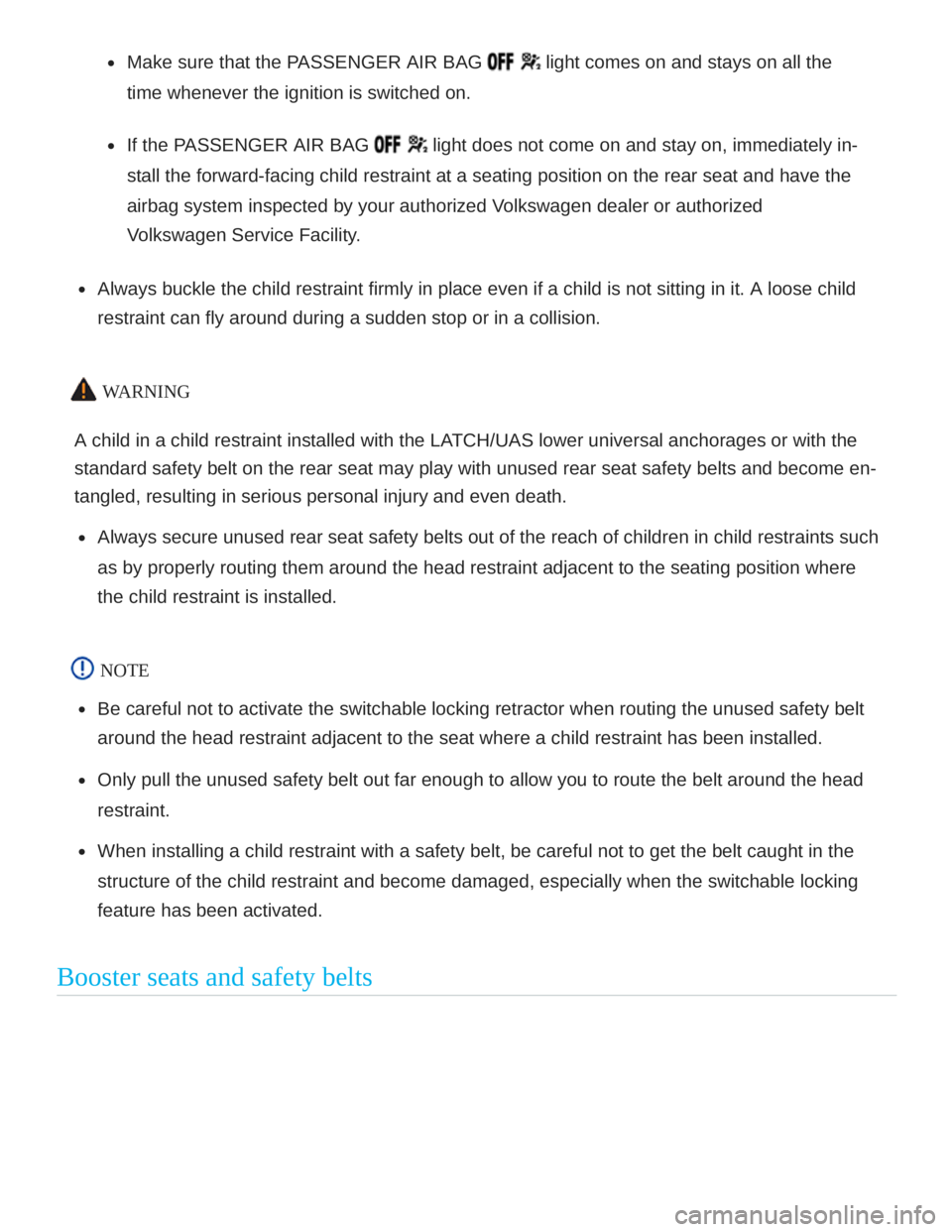 VOLKSWAGEN ATLAS 2020  Owners Manual 