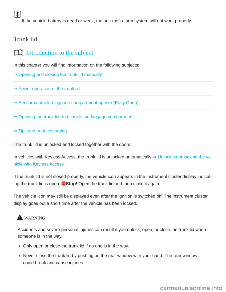 VOLKSWAGEN ATLAS 2019  Owners Manual 