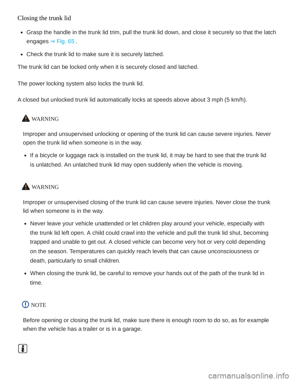 VOLKSWAGEN ATLAS 2019  Owners Manual 