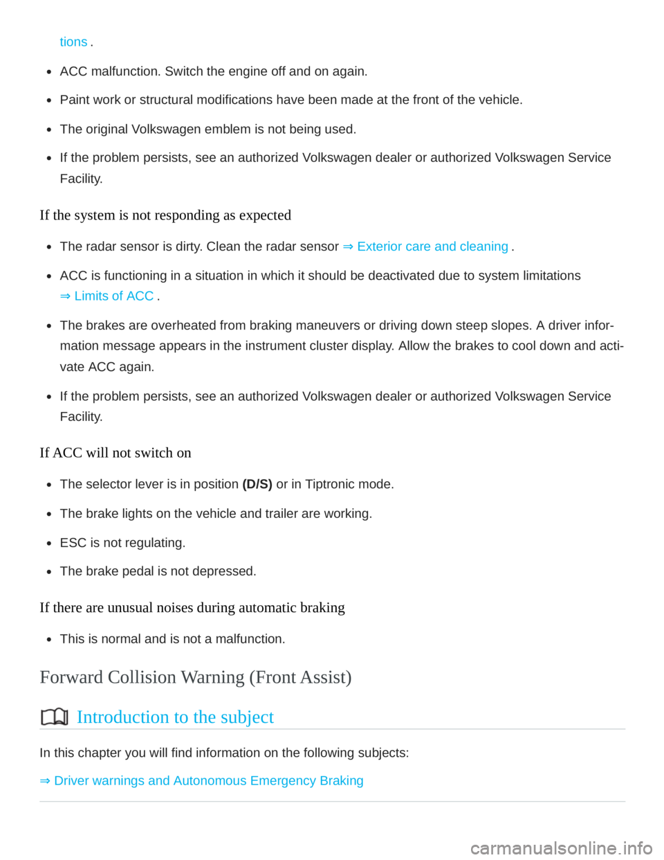 VOLKSWAGEN ATLAS 2019  Owners Manual 