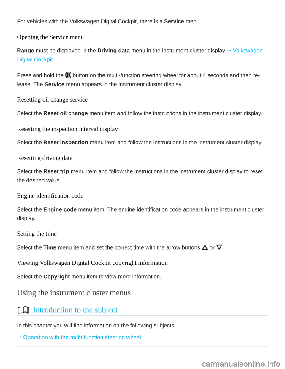 VOLKSWAGEN ATLAS 2019  Owners Manual 