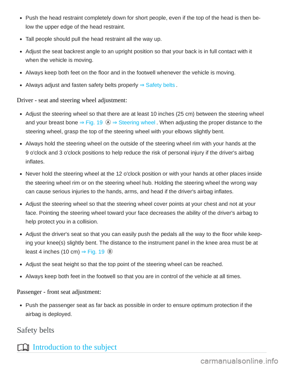 VOLKSWAGEN ATLAS 2019  Owners Manual 