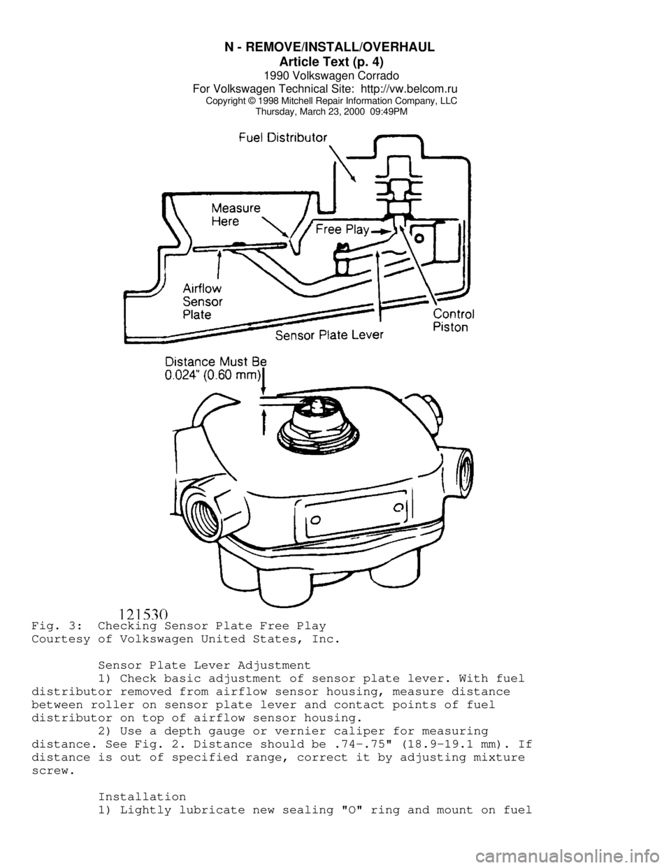VOLKSWAGEN CORRADO 1990  Repair Manual N - REMOVE/INSTALL/OVERHAUL 
Article Text (p. 4)
1990 Volkswagen Corrado
For Volkswagen Technical Site:  http://vw.belcom.ru    
Copyright © 1998 Mitchell Repair Information Company, LLC
Thursday, Ma