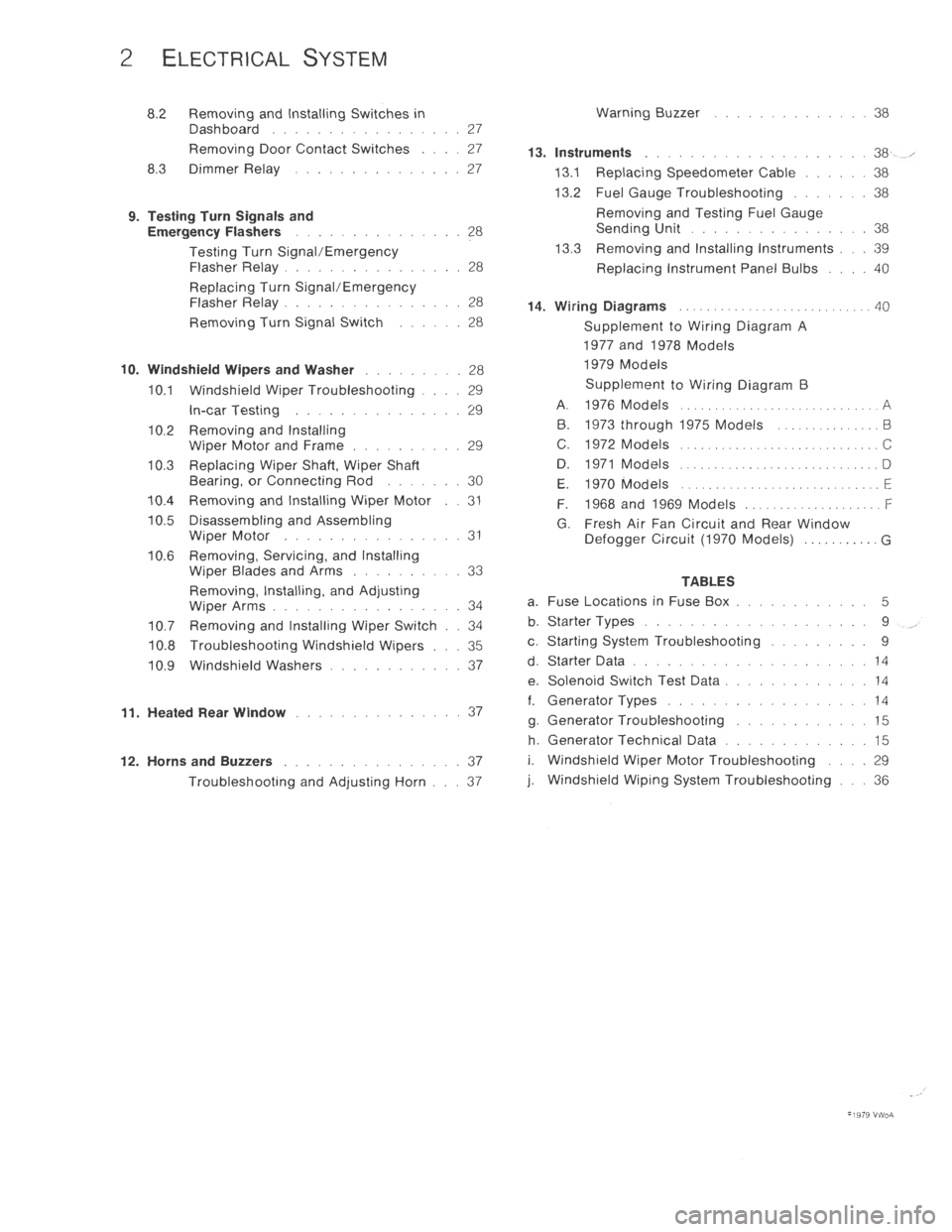 VOLKSWAGEN T2 1968  Service Manual 