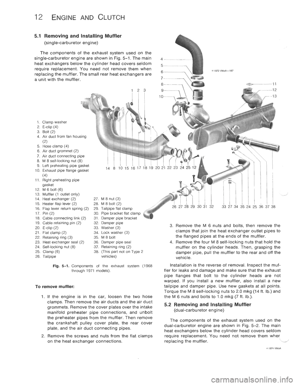 VOLKSWAGEN T2 1968  Service Manual 