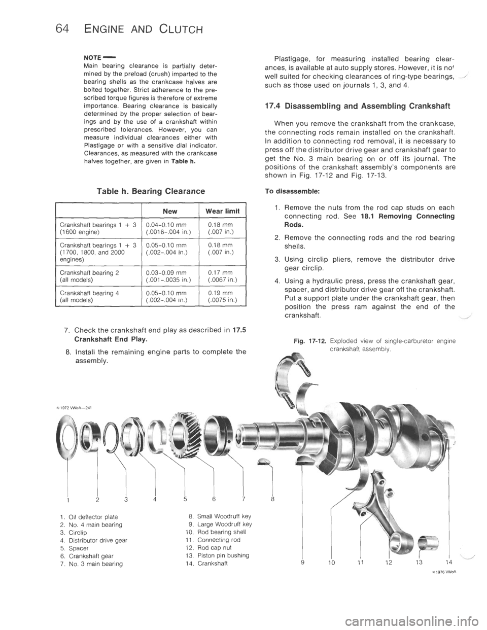 VOLKSWAGEN T2 1968  Service Manual 