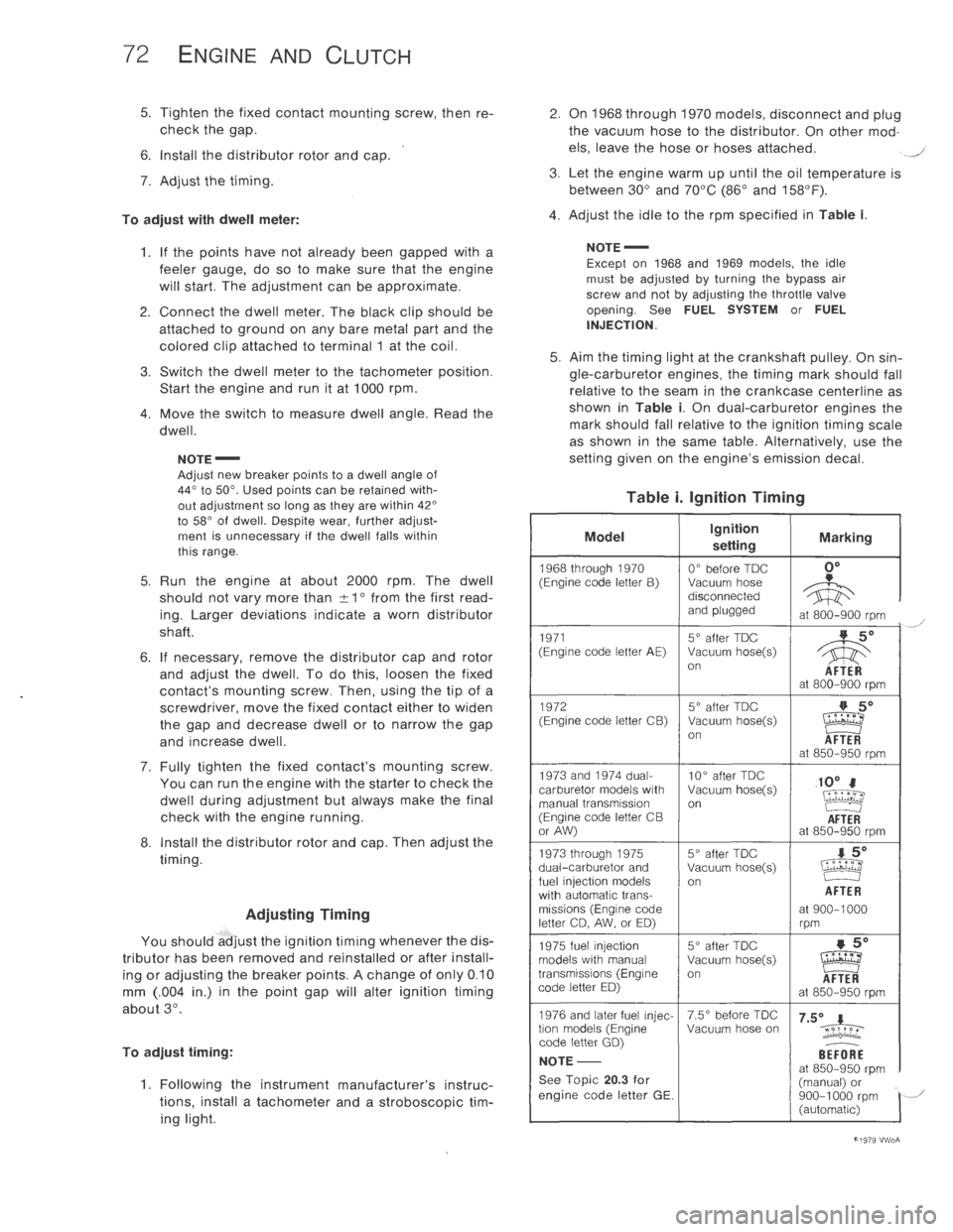 VOLKSWAGEN T2 1968  Service Manual 