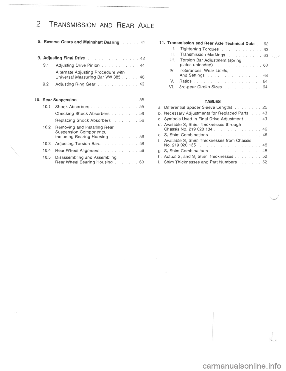 VOLKSWAGEN T2 1968  Service Manual 