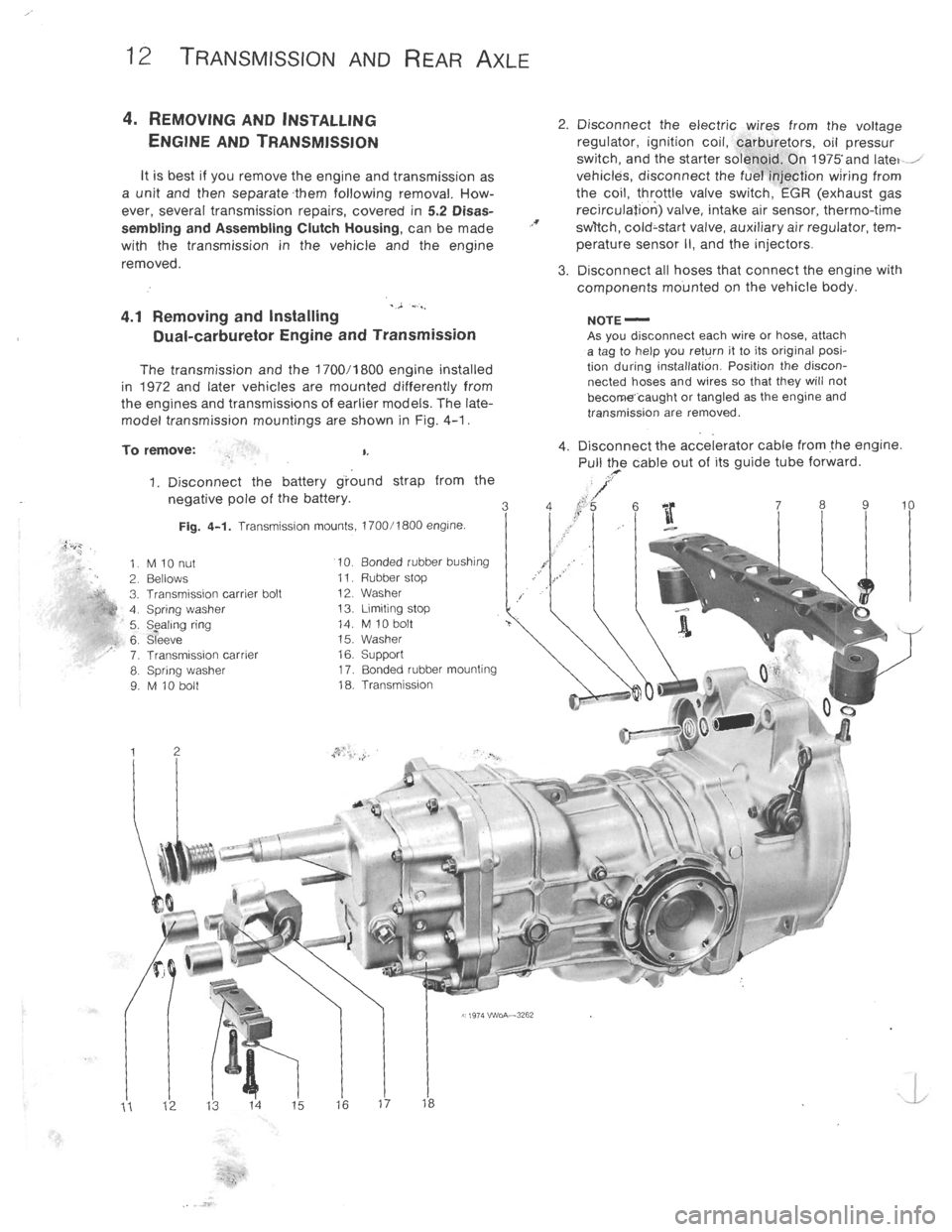 VOLKSWAGEN T2 1968  Service Manual 