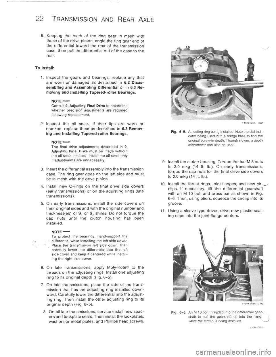 VOLKSWAGEN T2 1968  Service Manual 