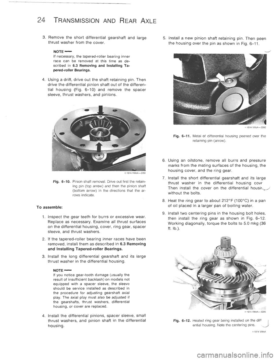 VOLKSWAGEN T2 1968  Service Manual 
