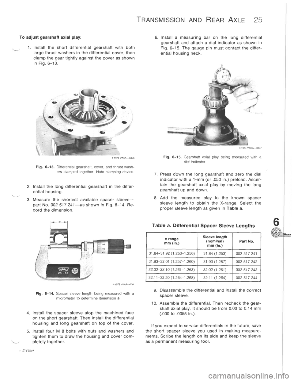 VOLKSWAGEN T2 1968  Service Manual 