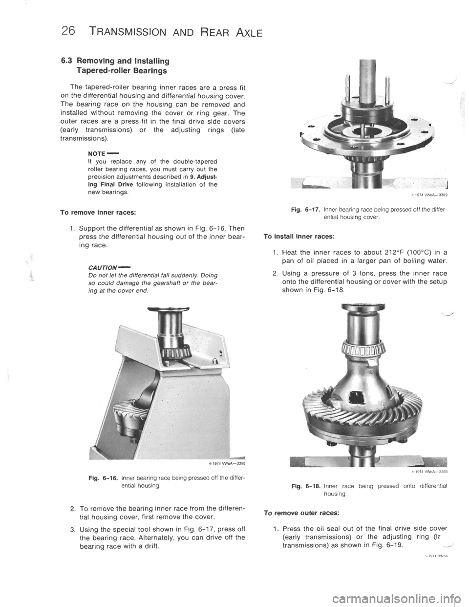 VOLKSWAGEN T2 1968  Service Manual 