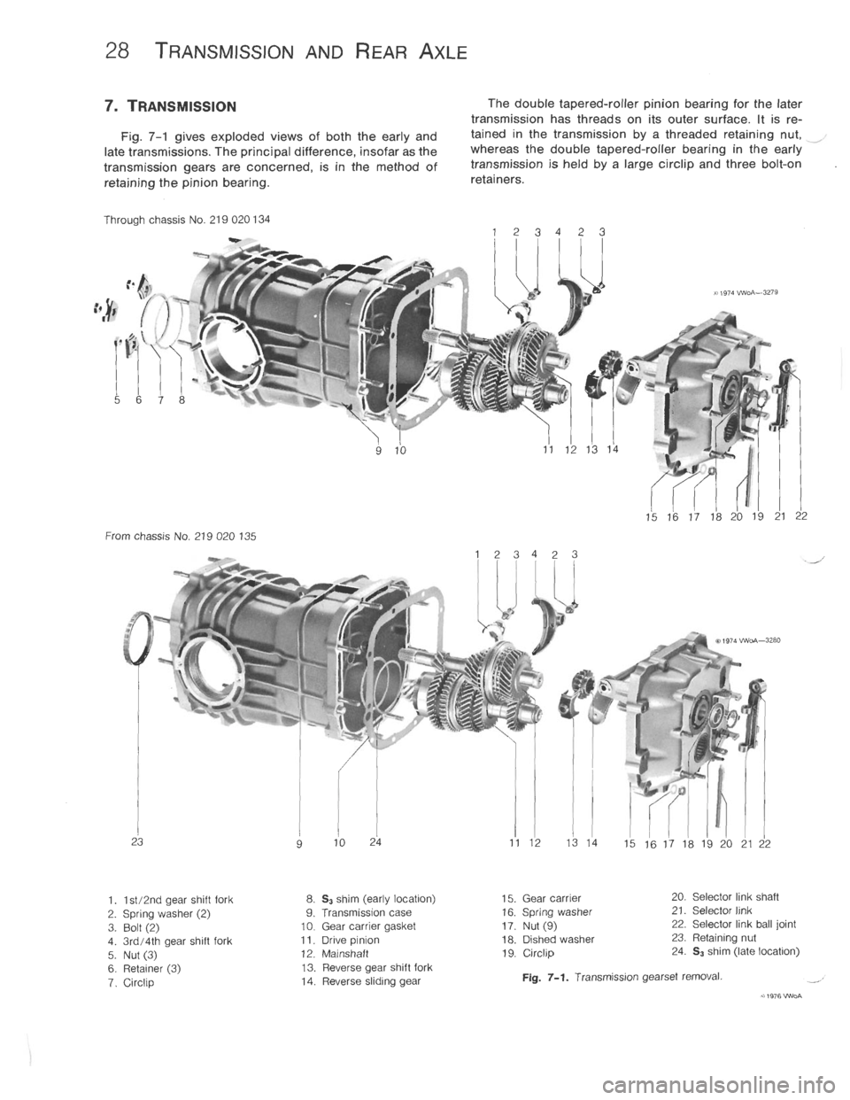 VOLKSWAGEN T2 1968  Service Manual 