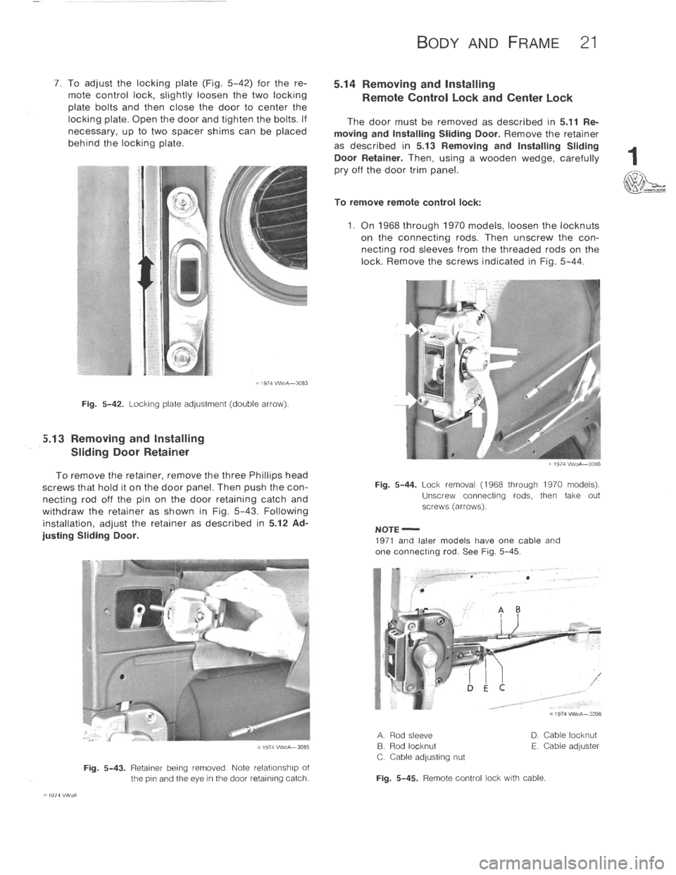 VOLKSWAGEN T2 1968  Service Manual 