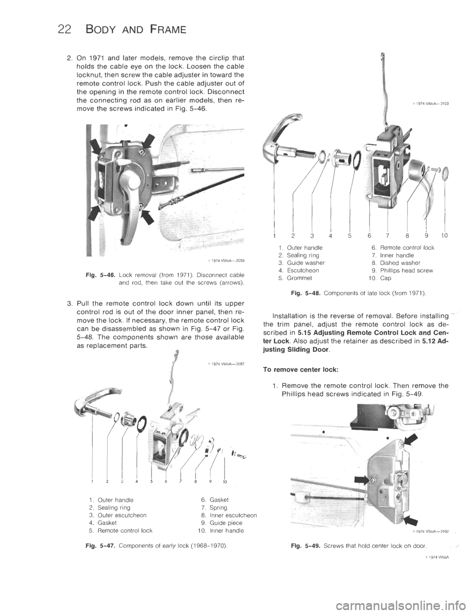 VOLKSWAGEN T2 1968  Service Manual 