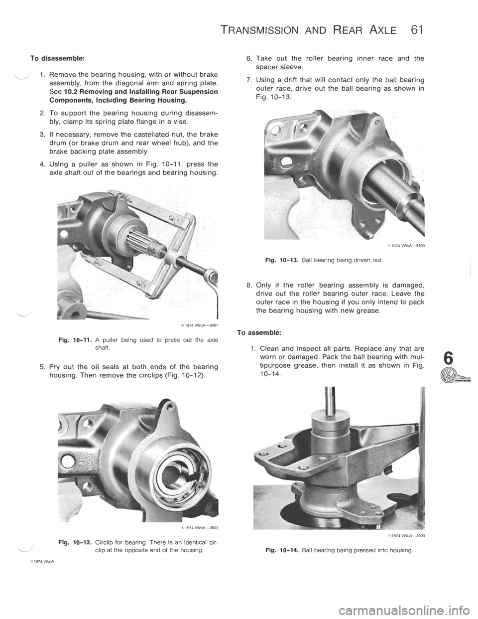 VOLKSWAGEN T2 1968  Service Manual 