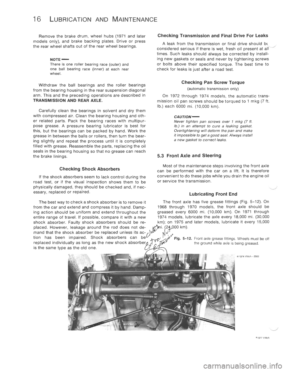 VOLKSWAGEN T2 1968  Service Manual 